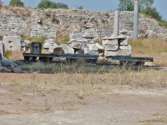 
Narrow gauge wagons at Ephesus, Turkey, September 2011